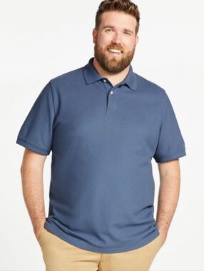 NWT L.L. Bean XXL Tall Heritage Country Club Casual Preppy Premium Double L Polo